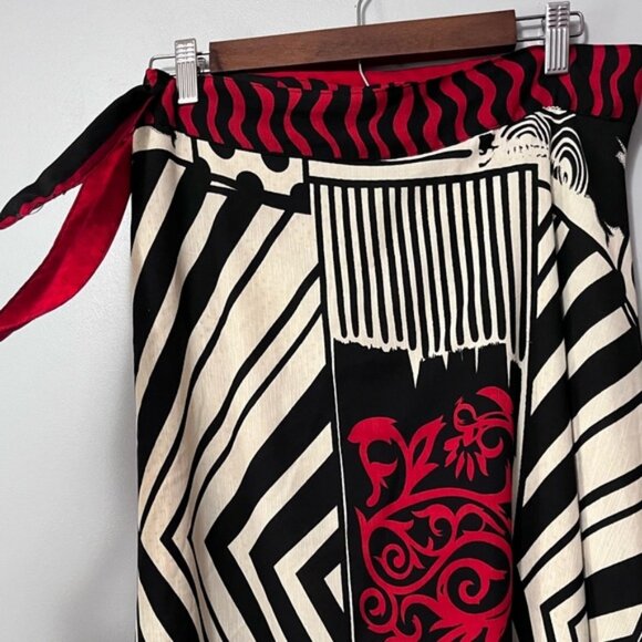 Dresses & Skirts - Silk Blend Wrap Skirt Made in India